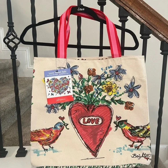 NWT Brighton Canvas Tote Bag - Picture 5 of 11